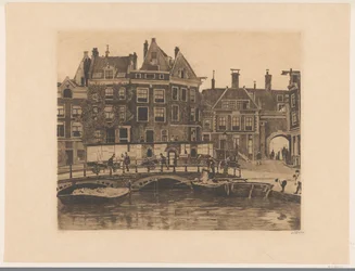 Vista del Beurspleintje en Ámsterdam