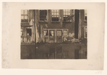 Casas en el Oudezijds Achterburgwal de Ámsterdam