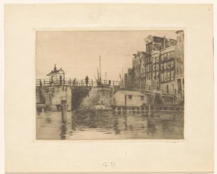 Vista del Kraansluis en Ámsterdam