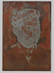 retrato, de, un, sundanés, hombre