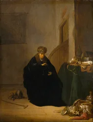 El pesador de oro, c.1635-1640