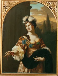 Alegoría de la arrogancia (pintura sobre madera de roble)