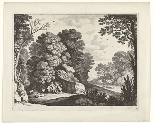 Céfalo y Procris Paisajes italianos (título de la serie)