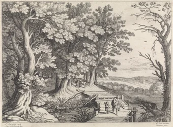Paisaje con Abraham e Isaac Paisajes italianos (título de la serie)