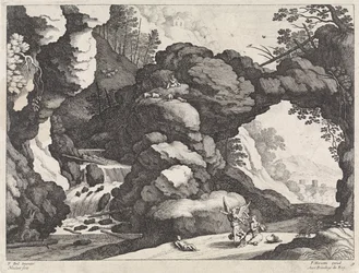 Paisaje con Agar e Ismael Paisajes italianos (título de la serie)