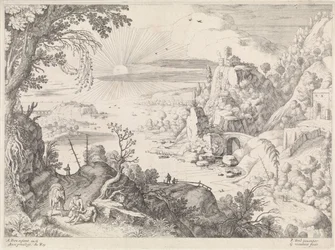 Paisaje con el Buen Samaritano