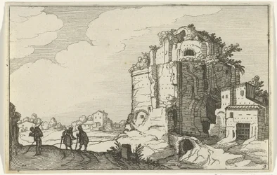 ruina romana Ruinas romanas y paisajes costeros (serie 1) (título de la serie)