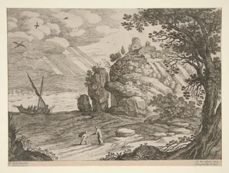 paisajes italianos; uno de 30 platos