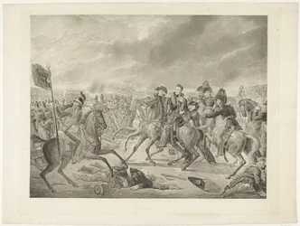 Príncipe de Orange en la Batalla de Waterloo, 1815