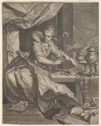 Alegoría de la riqueza y el lujo, 1611
