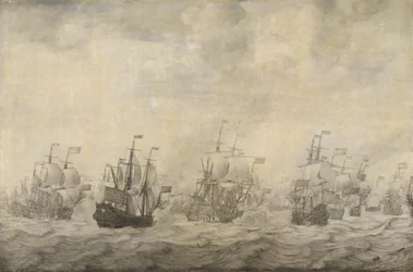 Episodio de la batalla de los cuatro días, 11-14 de junio de 1666, de la segunda guerra anglo-holandesa, 1665-67