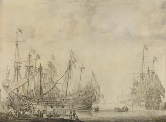 Barcos después de la batalla