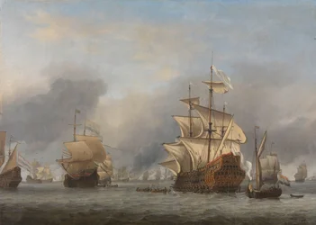 La captura del Príncipe Real
La captura del barco del almirante inglés "Royal Prince" el 13 de junio de 1666, durante la Batalla Marítima de los Cuatro Días, 11-14 de junio de 1666: episodio de la Segunda Guerra Marítima Inglesa (1665-67)