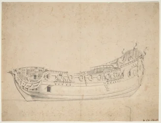 Retrato del "James Galley", c.1676 (offset, lápiz, aguada)