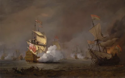 Batalla naval de las guerras anglo-holandesas