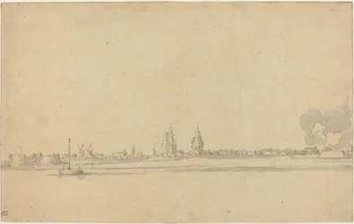 Vista de una ciudad holandesa (¿Delft?)