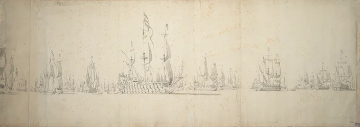 La víspera de la batalla de Lowestoft, 2-12 de junio de 1665