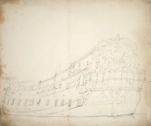 Retrato de un cuarto inglés, c.1675 (grafito)