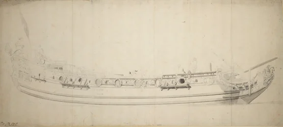 Retrato de los "Saudadoes", c.1676 (grafito, aguada gris)