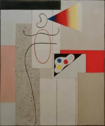 Pintor con paleta