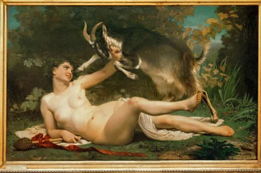 Bacante (óleo sobre lienzo)