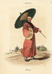 Monje Bonze o sacerdote Fo