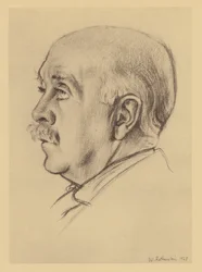 Retrato de Max Beerbohm (litografía)
