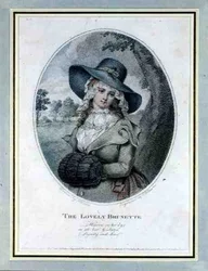 La Hermosa Morena, grabado por E. Williams, pub. por Prattent