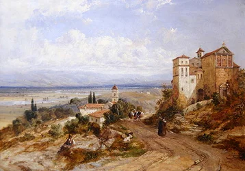 Dos conventos en Nemi, Italia
