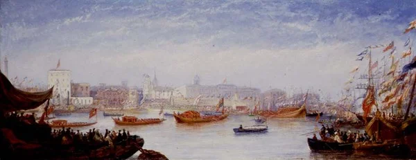 La inauguración de la Bolsa de Carbón, 30.10.1849