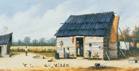Wash Day (óleo sobre tabla)