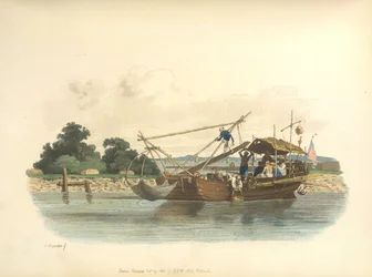 Un barco de pesca