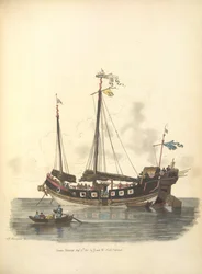 Un barco de guerra