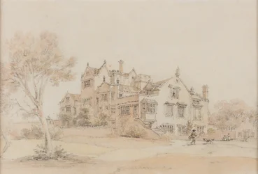 An Old House, fecha desconocida (acuarela sobre papel)