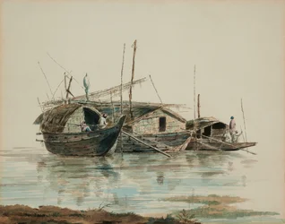 Casas flotantes orientales