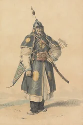 Retrato de un soldado chino