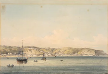 La ciudad de Valparaíso, en la costa de Chile