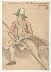 de un álbum de 372 dibujos de paisajes, costas, disfraces y la vida cotidiana realizados durante la embajada de Lord Macartney ante el emperador de China, entre 1792 y 1794 (lápiz y acuarela sobre papel)