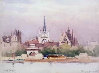 Templo desde el río, 1904
