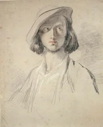 Estudio de retrato de un joven
