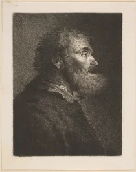 Un Hombre Viejo de Perfil