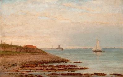 El castillo de Broughty desde el Stannergate