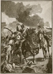 Thackwell en Sobraon, 1846, ilustración de 
