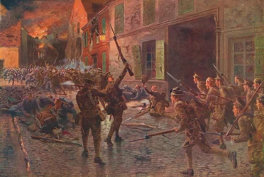 Los Guardias de Coldstream en Landrecies, agosto de 1914, 1915 1928