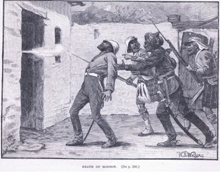 La muerte de Hodson 1858 d.C.