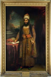 Retrato de Mirza Abul Hassan, Embajador Persa (1785-1880) Enviado por el Rey de Persia a Inglaterra, 1809