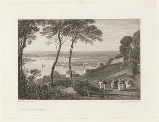 Muelle de Plymouth, desde el Monte Edgecumbe