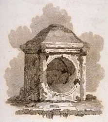 La Piedra de Londres, Cannon Street, Ciudad de Londres, 1806