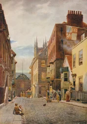 Church Street, mirando al sur, c1900