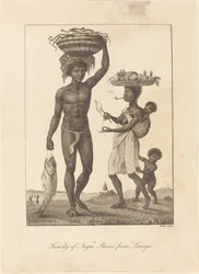 Familia de esclavos de Loango